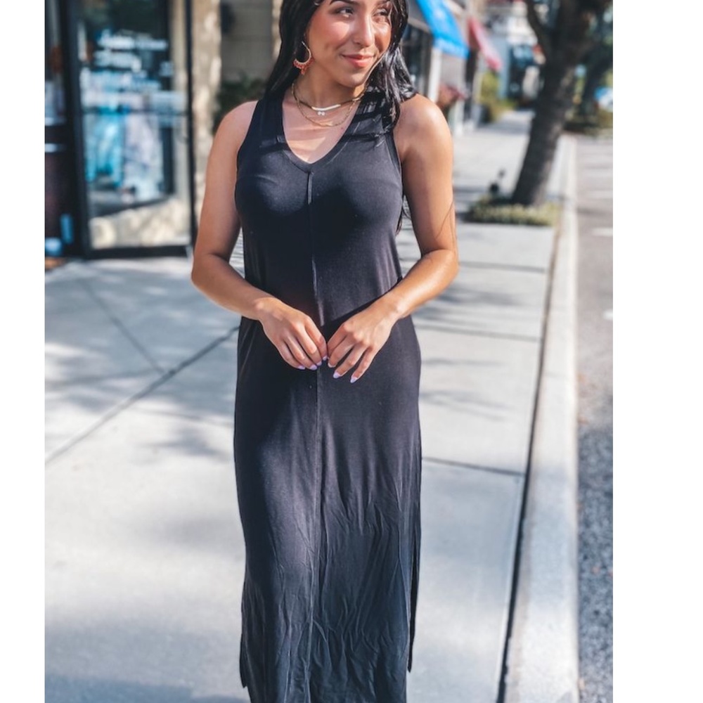 NWT Double Zero Grey Large Midi Dress